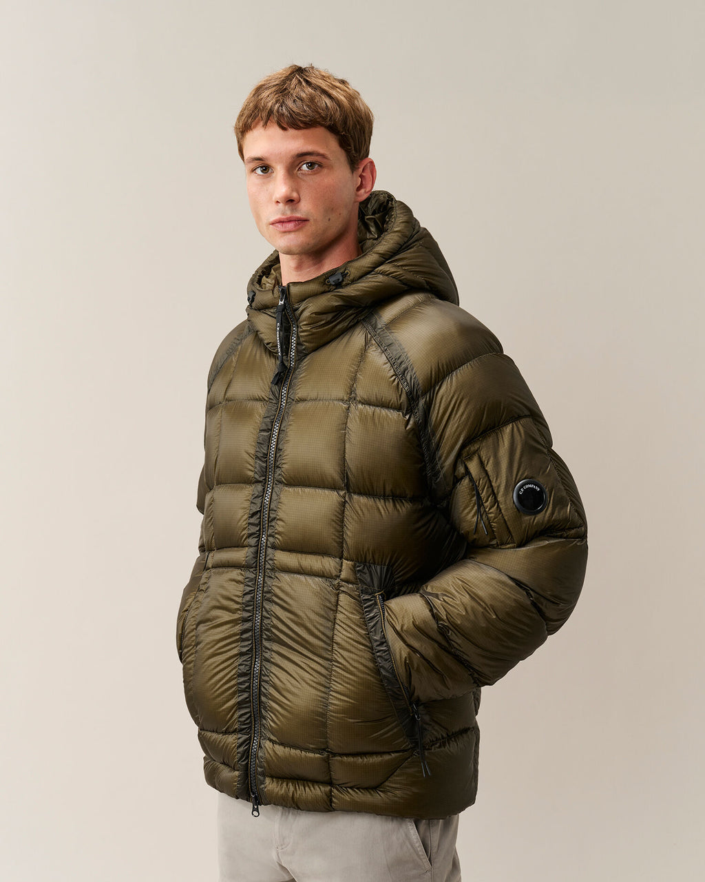 C.P. Company - Doudoune D.D Shell Hooded Ivy Green