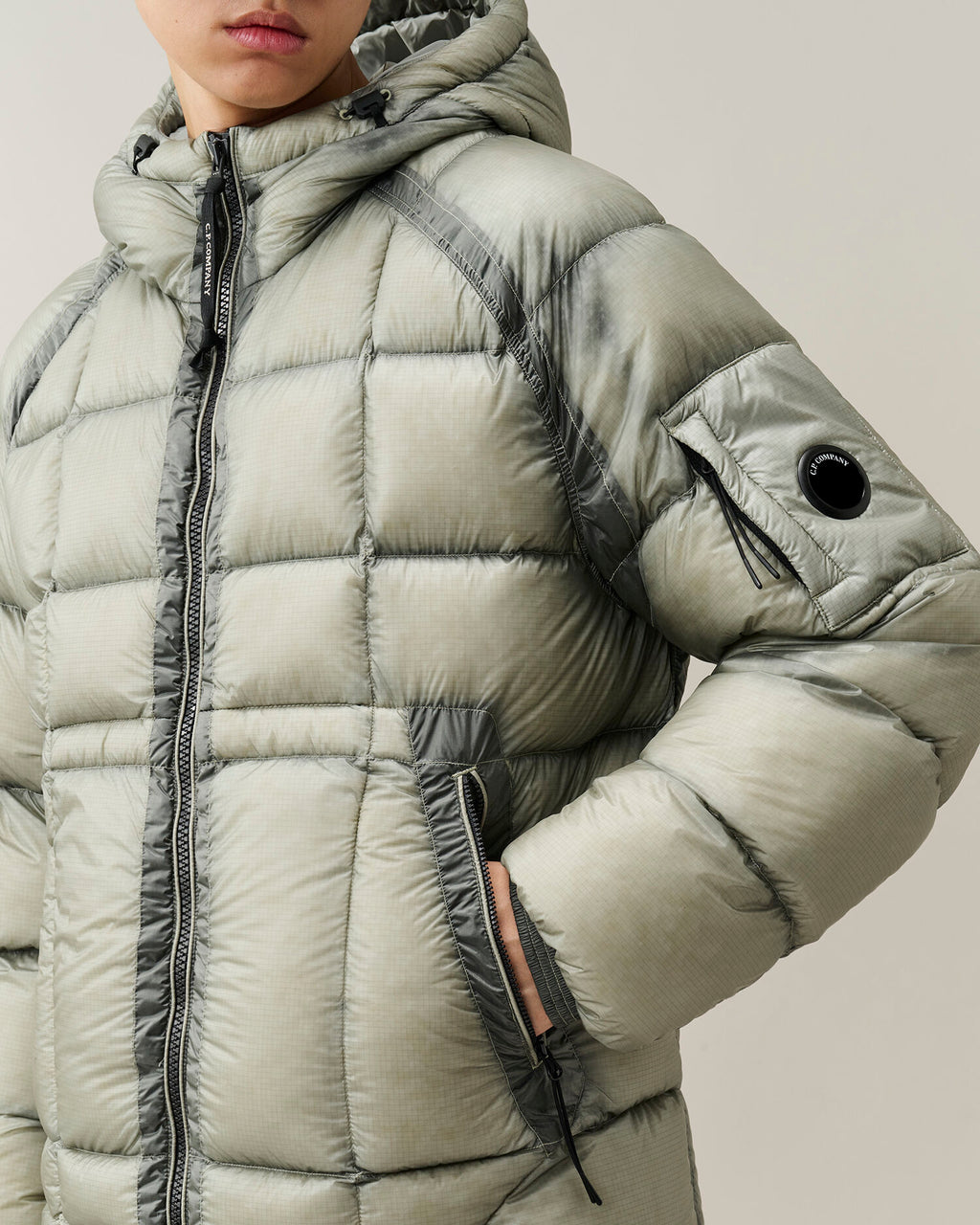 C.P. Company - Doudoune D.D Shell Hooded Flint Grey
