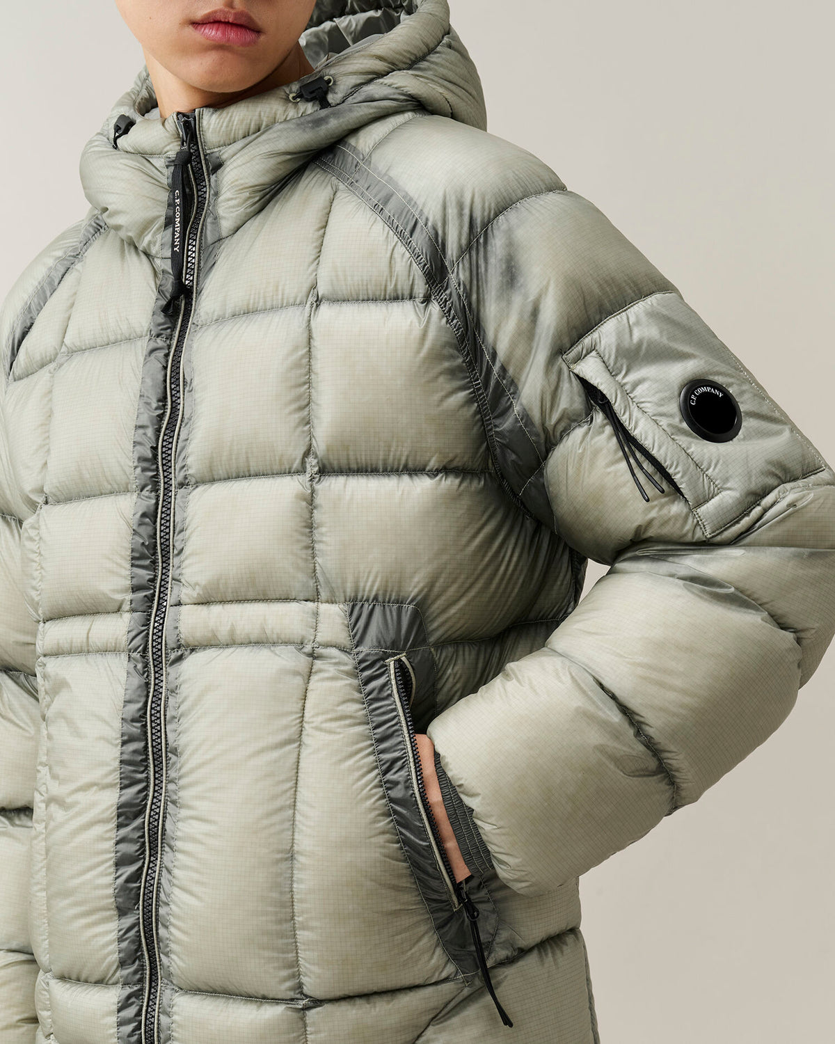 C.P. Company - Doudoune D.D Shell Hooded Flint Grey
