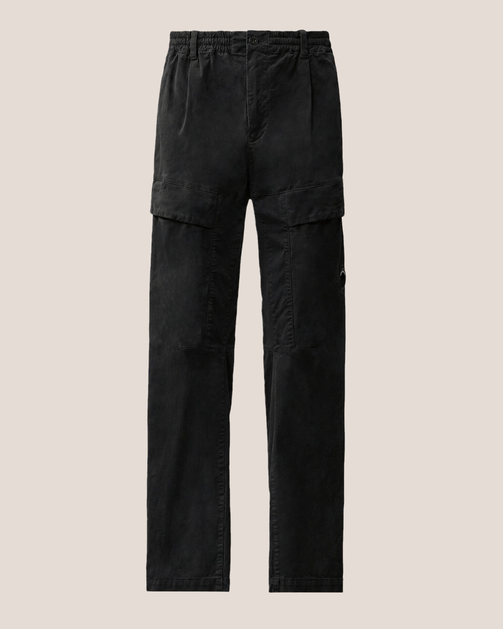 C.P. Company - Pantalon cargo Strech Sateen loose Black