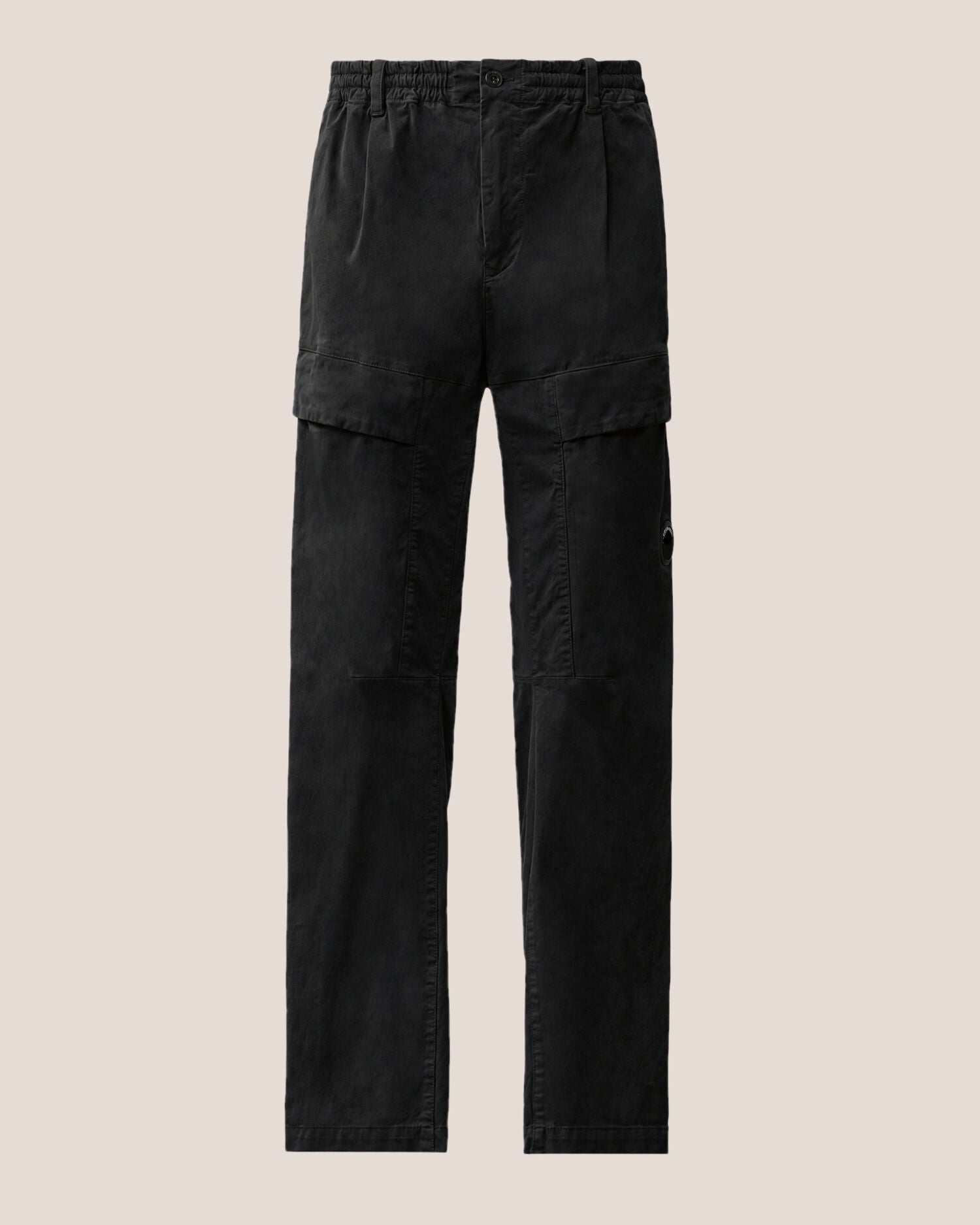 C.P. Company - Pantalon cargo Strech Sateen loose Black