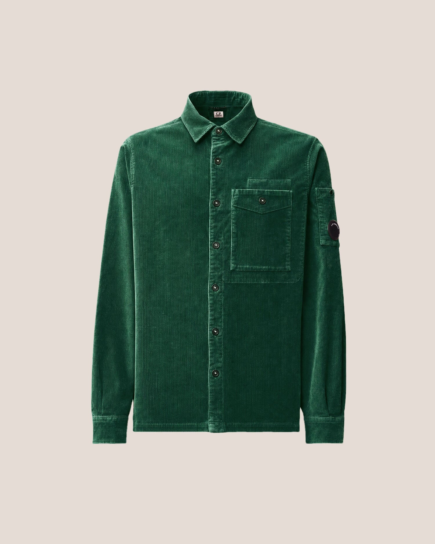 C.P. Company - Chemise velours Ponderosa Green