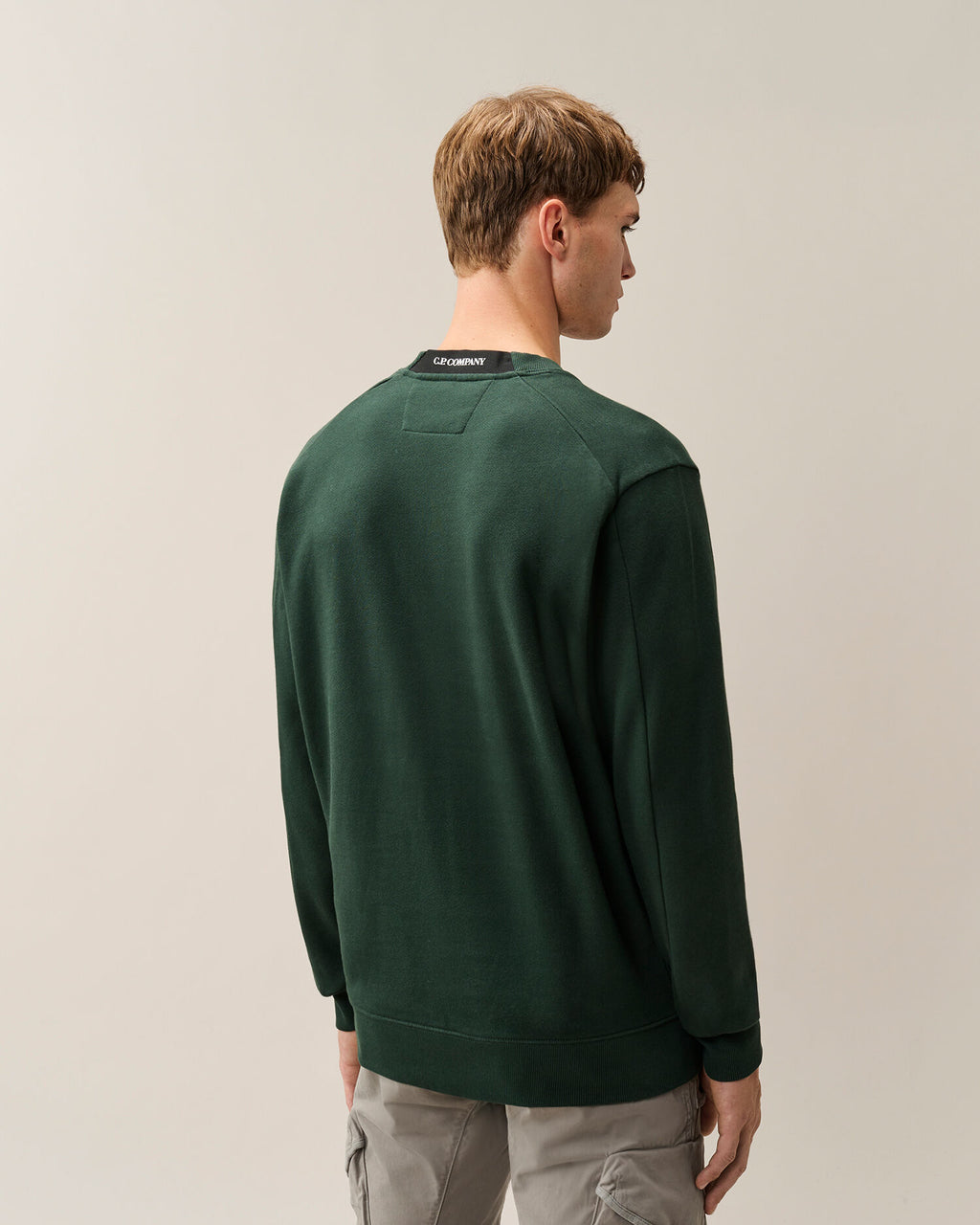 C.P. Company - Sweat Diagonal Raised Ponderosa Green