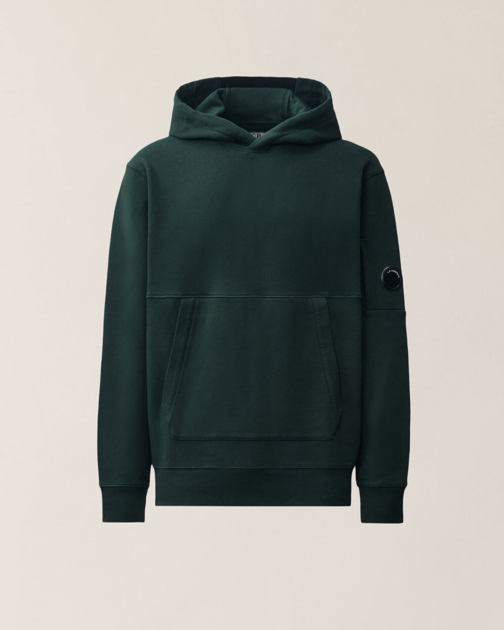 C.P. Company - Hoodie Diagonal Raised Ponderosa Green