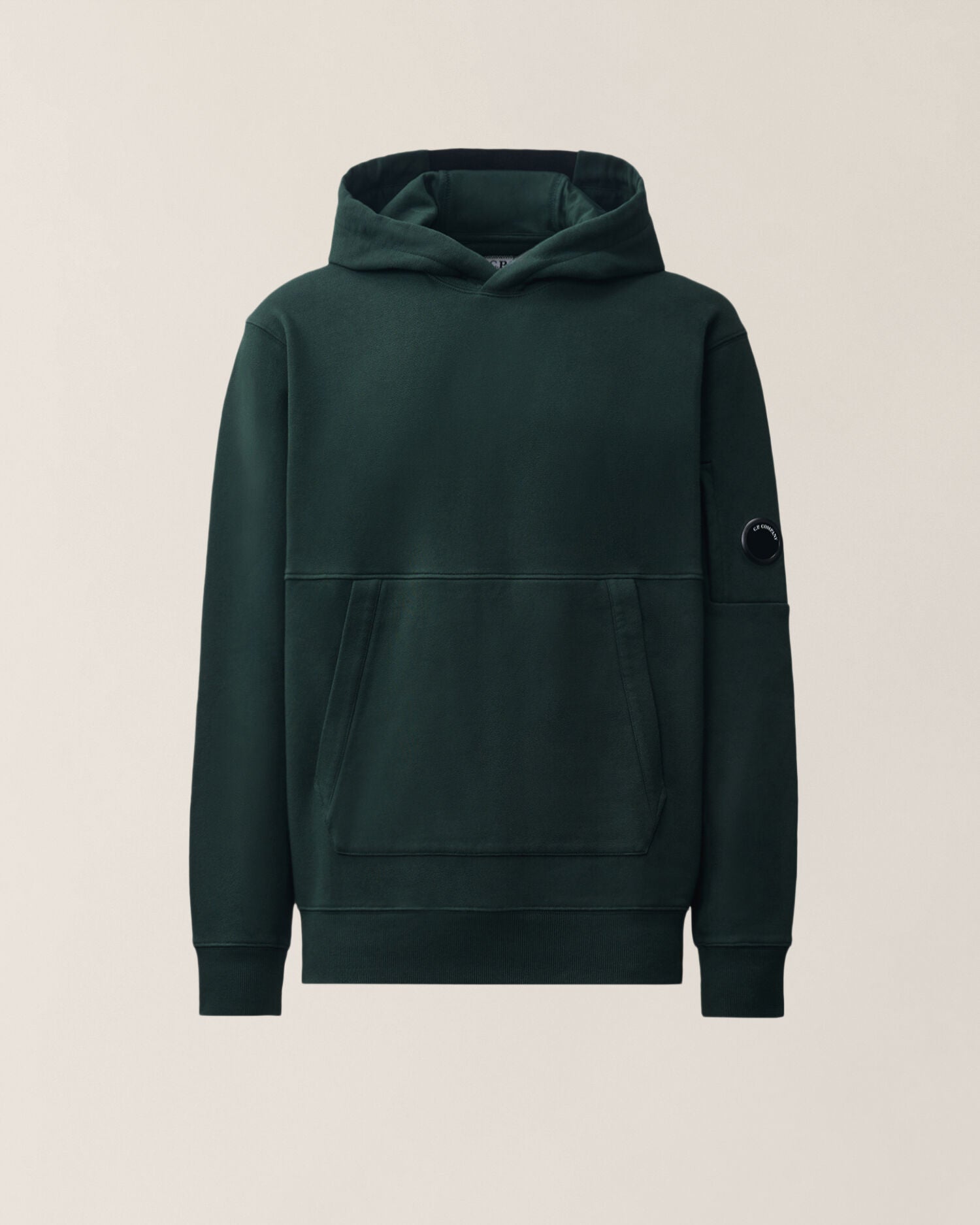 C.P. Company - Hoodie Diagonal Raised Ponderosa Green