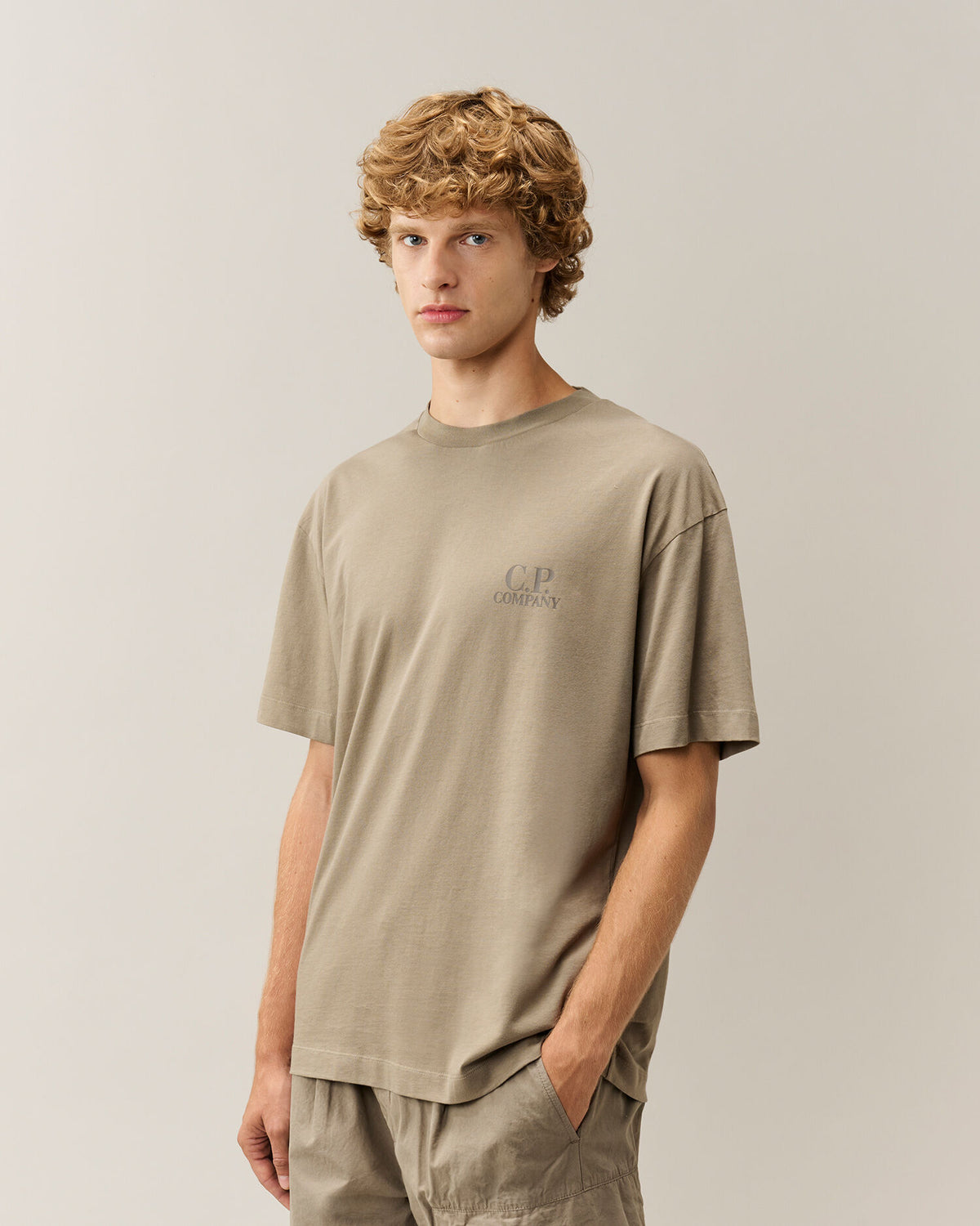 C.P. Company - Tee-shirt Jersey 30/1 Comfort Fallen Rock