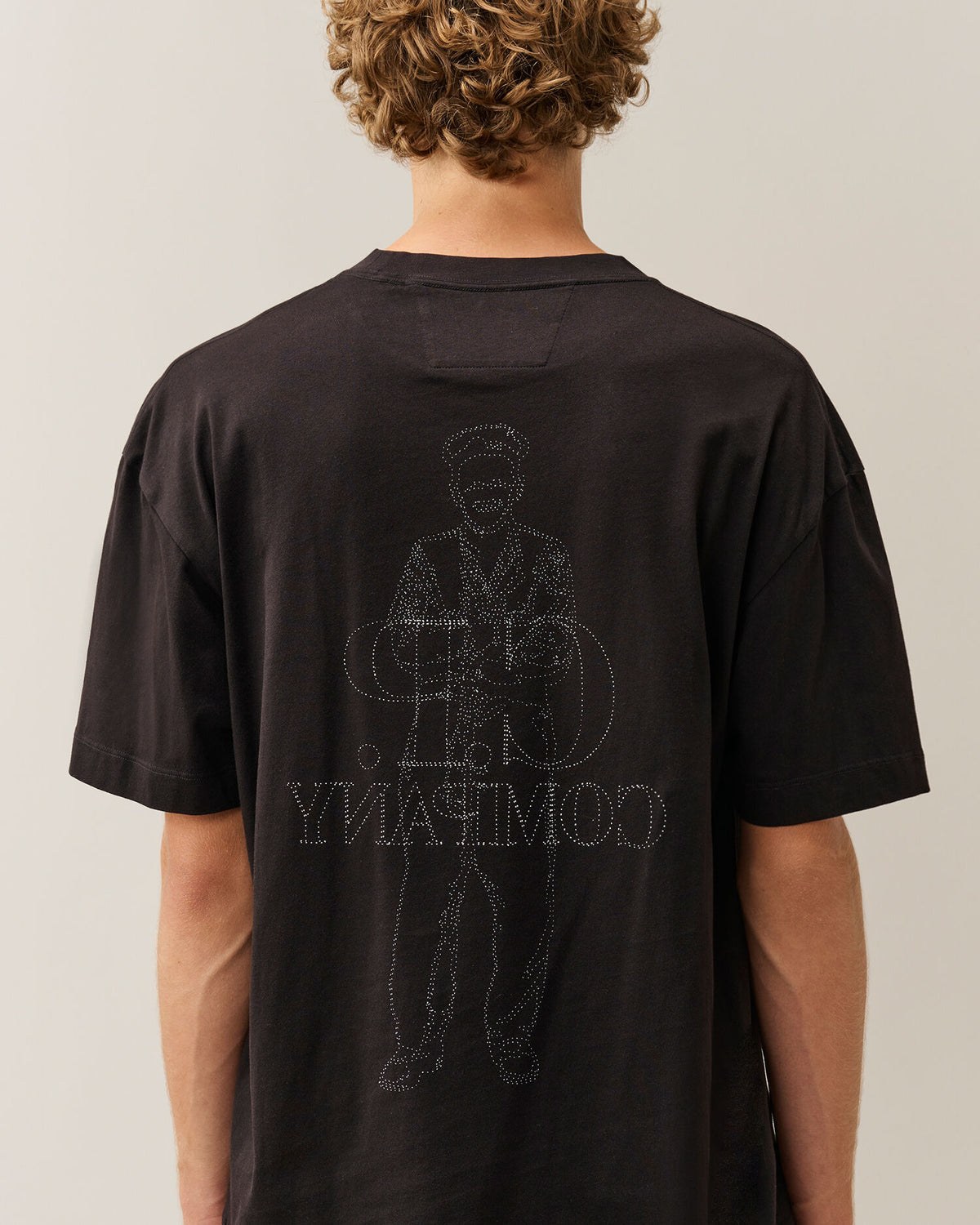 C.P. Company - Tees-shirt Jersey Comfort Logo Black