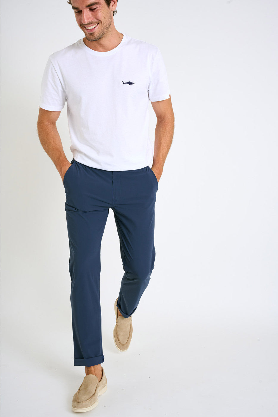 CALA - Pantalon Serge Lescala Bleu