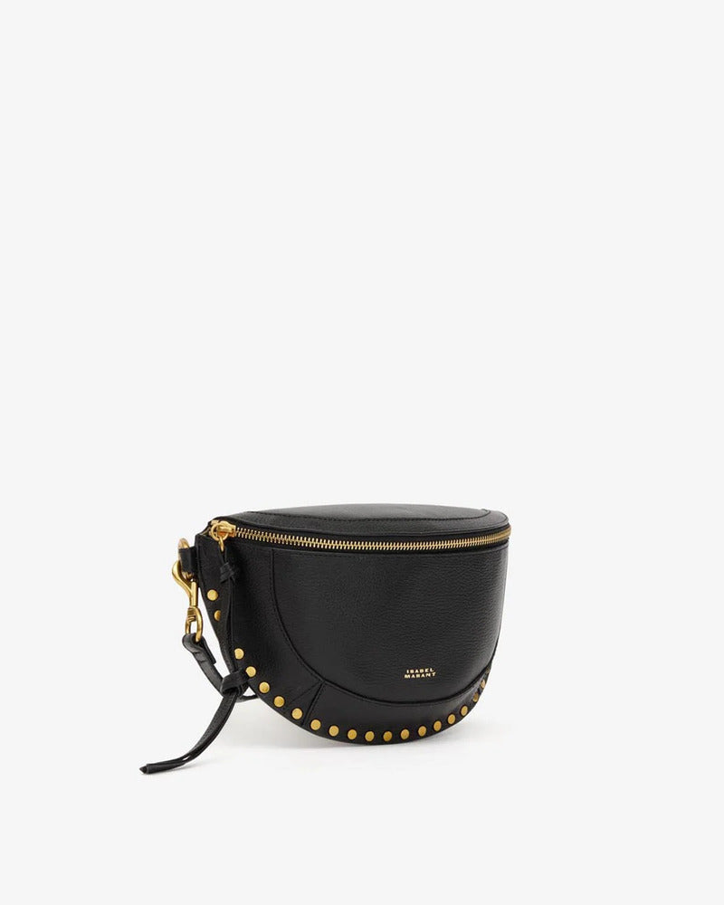 ISABEL MARANT - Sac Skano Cuir Grainé Noir