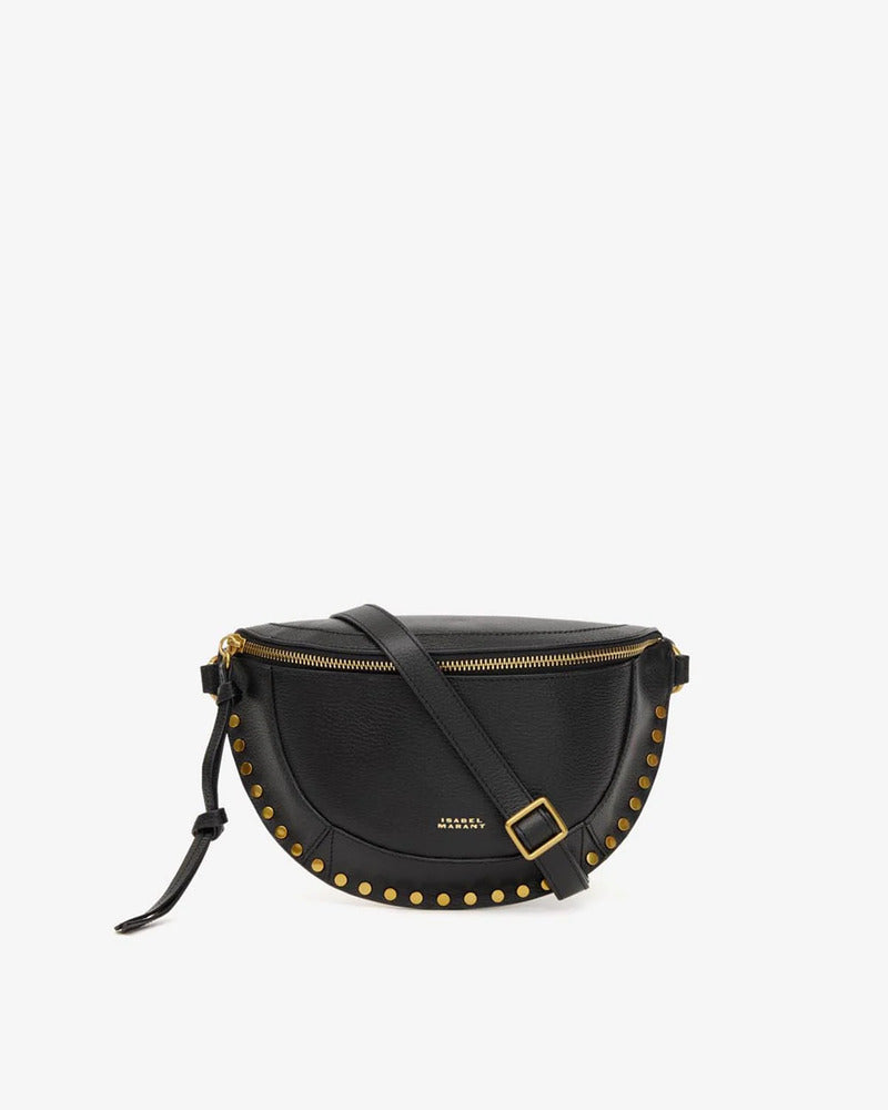 ISABEL MARANT - Sac Skano Cuir Grainé Noir