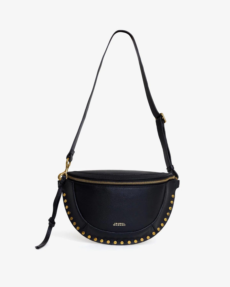 ISABEL MARANT - Sac Skano Cuir Grainé Noir