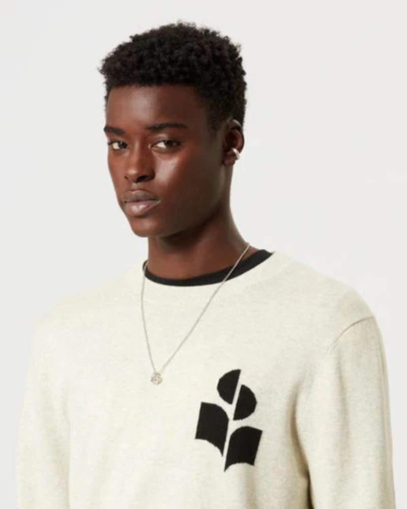 ISABEL MARANT - Pull Evans Gris clair