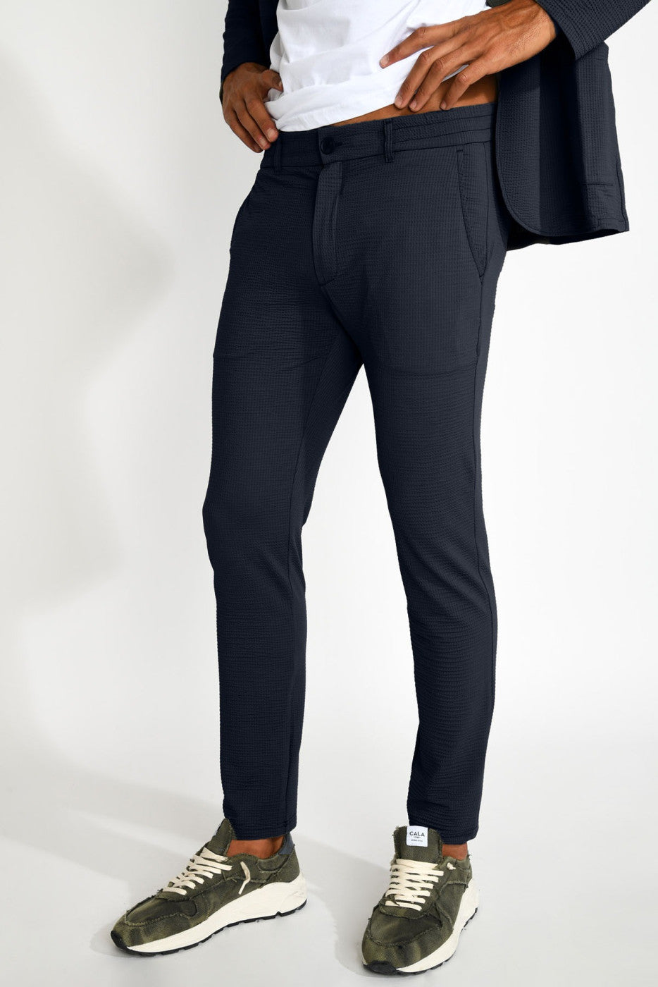 CALA - Pantalon Serge Trieste Marine