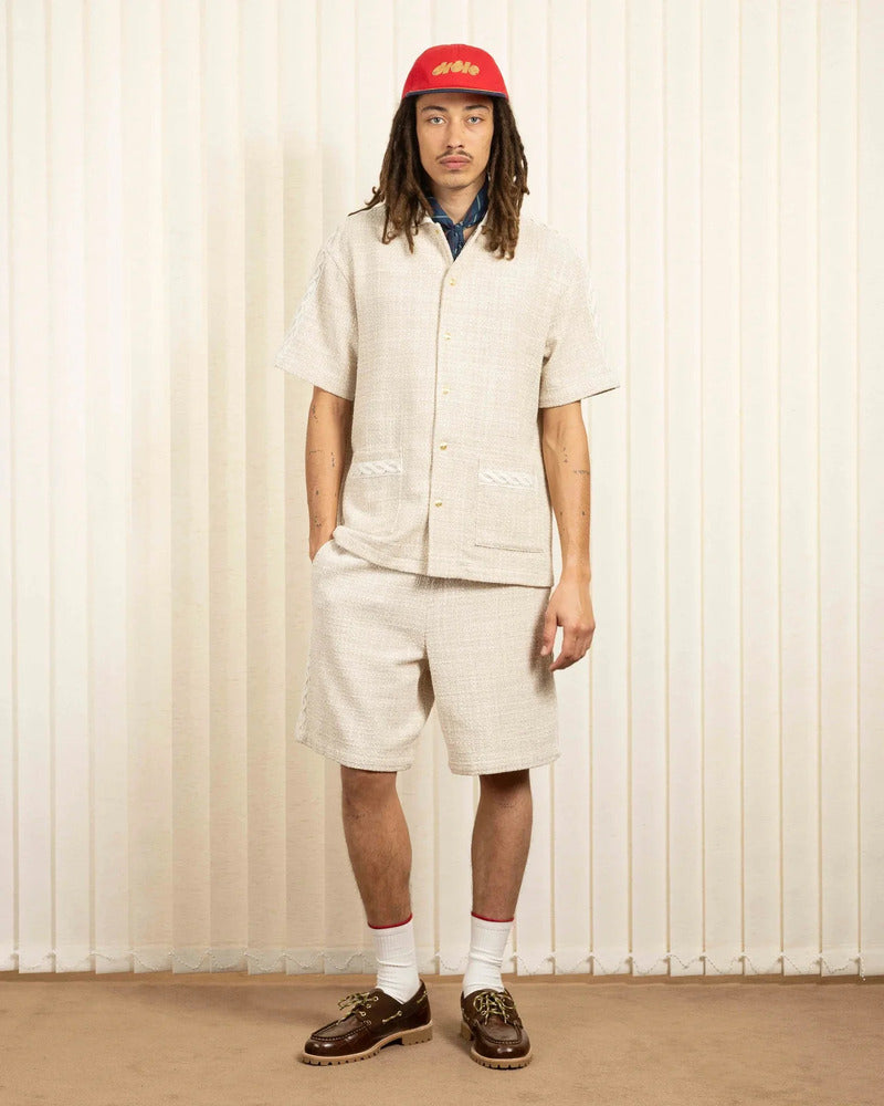 Drôle de Monsieur - La Chemise Tweed Beige