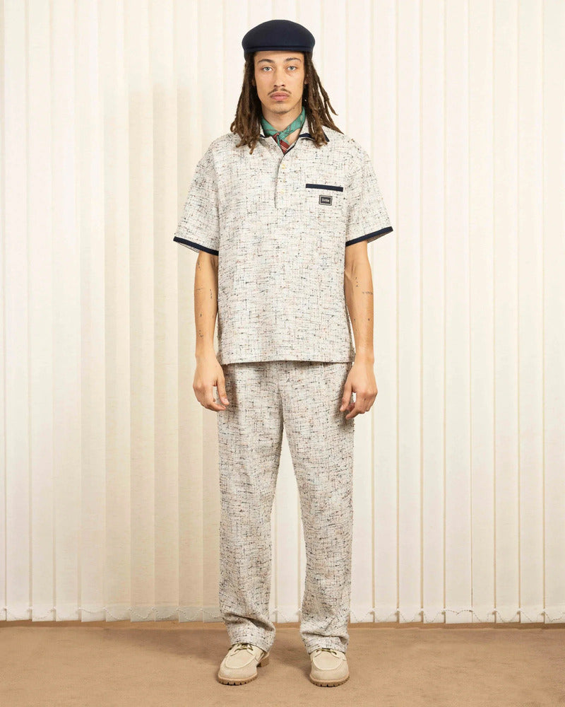 Drôle de Monsieur - Le Polo Drôle en Tweed Multicolor