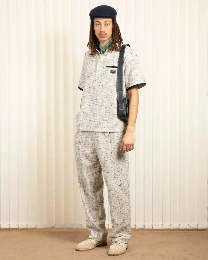 Drôle de Monsieur - Le Polo Drôle en Tweed Multicolor