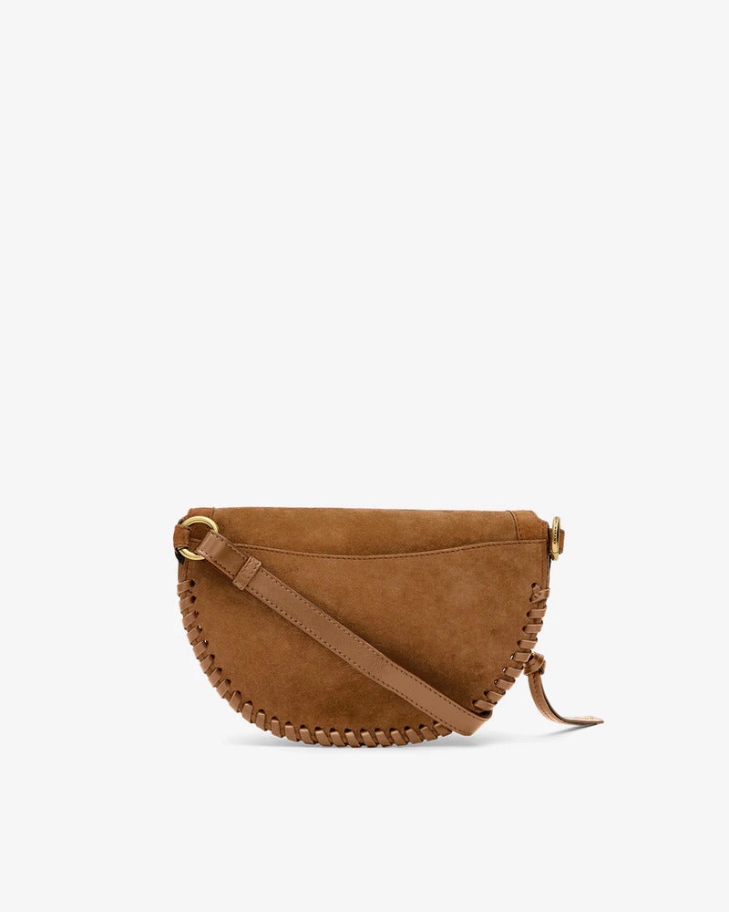 ISABEL MARANT - Sac Skano Velours Cognac