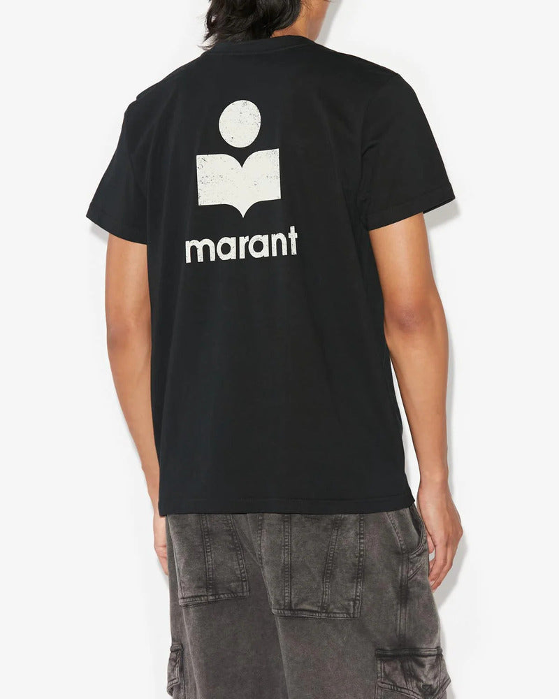 ISABEL MARANT - T-shirt Zafferh Noir et Ecru