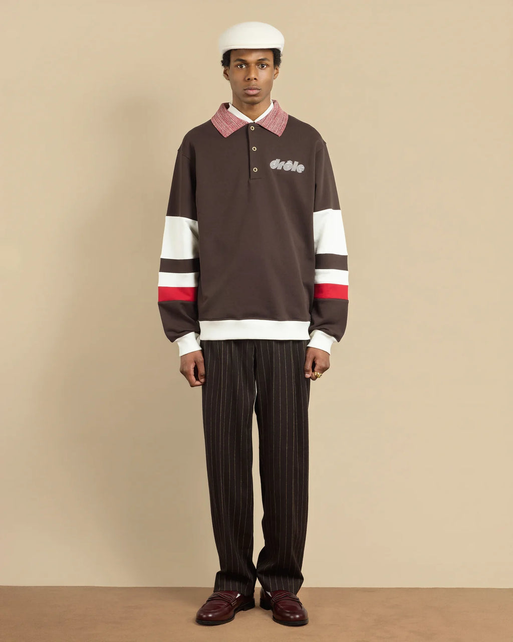 Drôle de Monsieur - Le Polo Sport Dark Brown