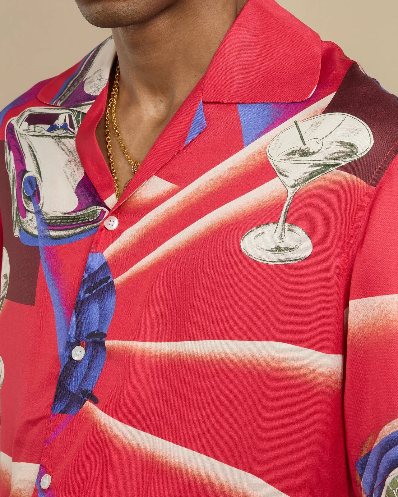 Drôle de Monsieur - La Chemise Voiture Rouge