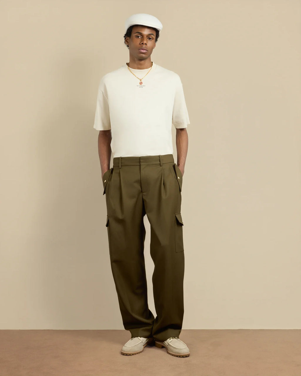 Drôle de Monsieur - Le pantalon Cargo Kaki