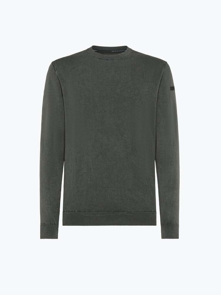 RRD - Pull Techno wash round 16 knit Forest Green