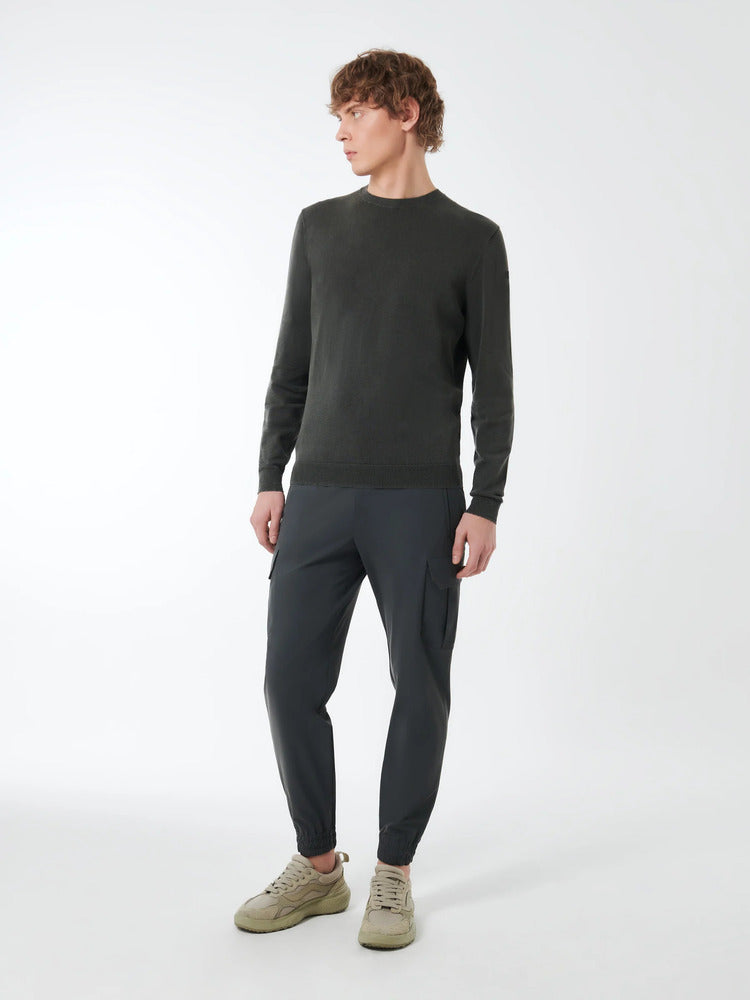 RRD - Pull Techno wash round 16 knit Forest Green