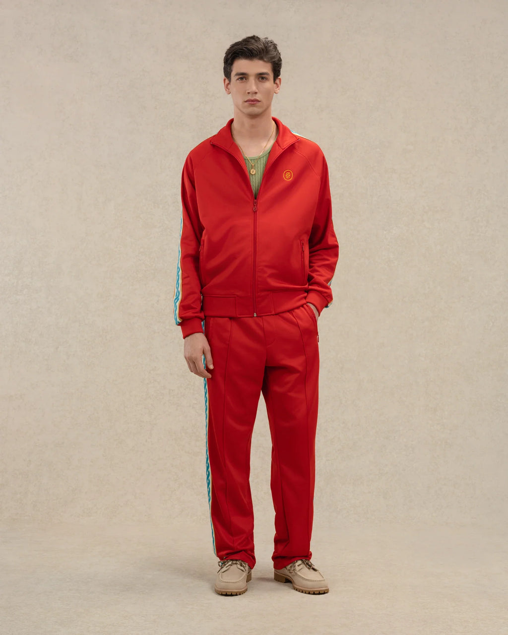 Drôle de Monsieur - Pantalon Survêtement Rouge