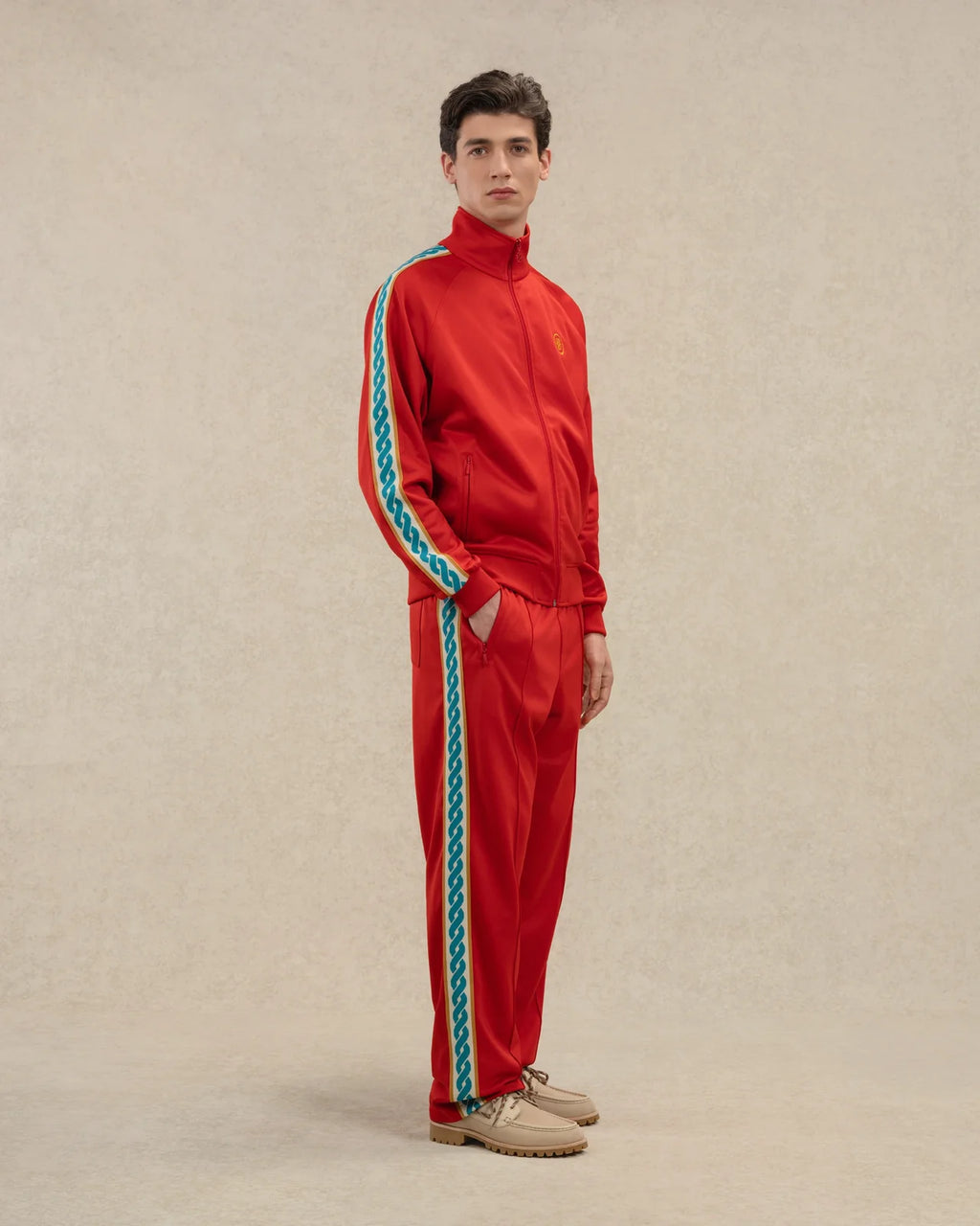 Drôle de Monsieur - Veste Survêtement Rouge