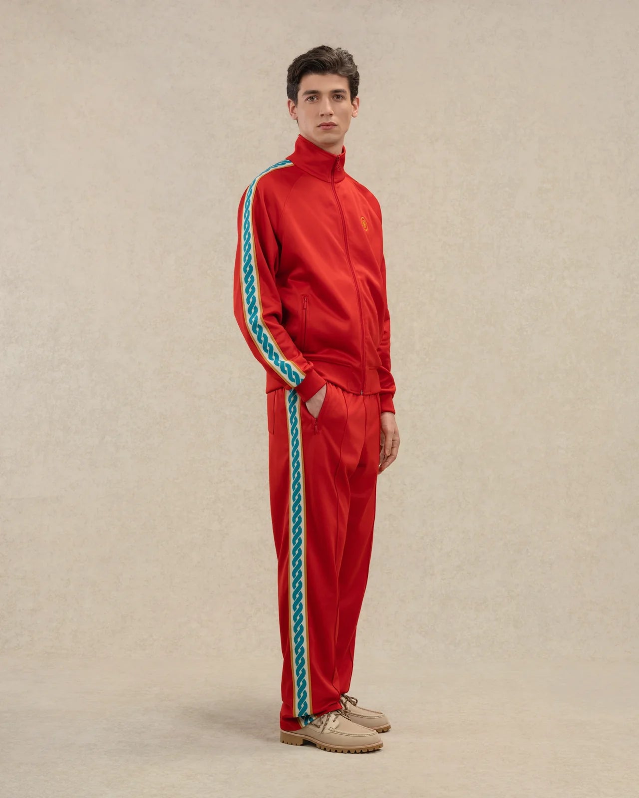 Drôle de Monsieur - Veste Survêtement Rouge