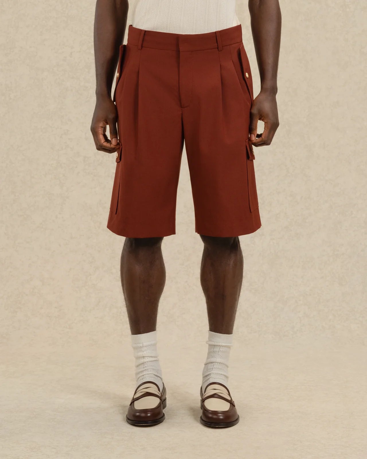 Drôle de Monsieur - Short Cargo Marron