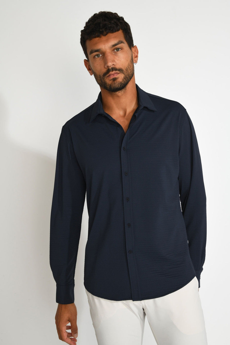 CALA - Chemise Jean Trieste Marine