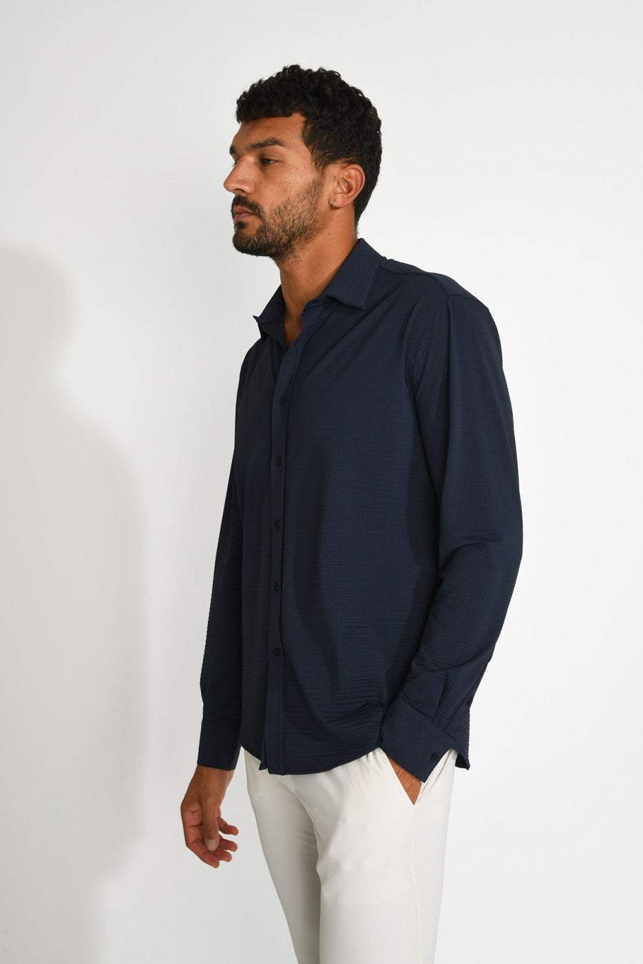 CALA - Chemise Jean Trieste Marine