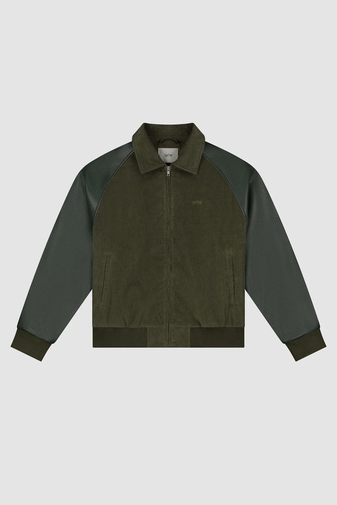 Arte - Varsity Jacket Universitaire Green