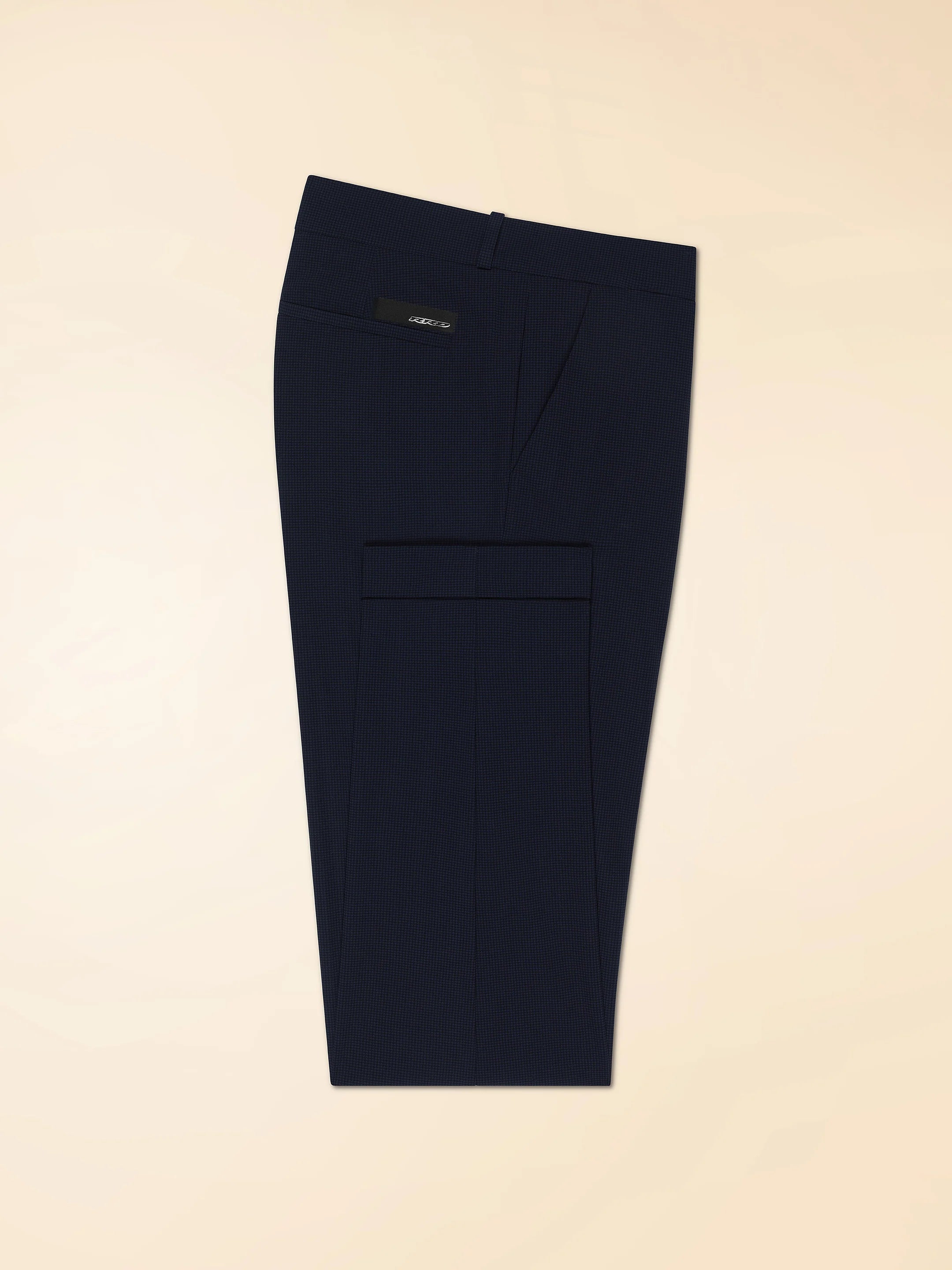 RRD - Chino Micro Surflex Pied de poule Marine Blue