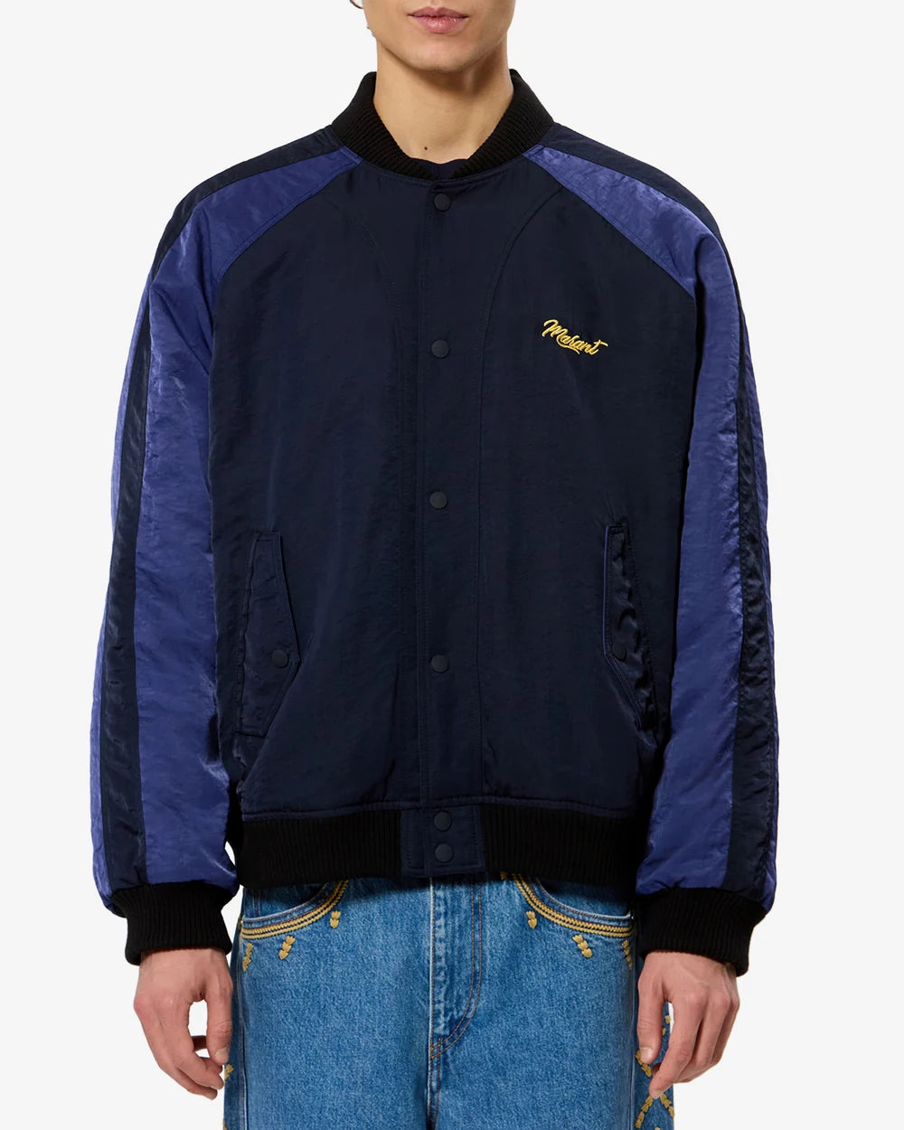 Isabel Marant - Blouson Westley Bleu foncé marine
