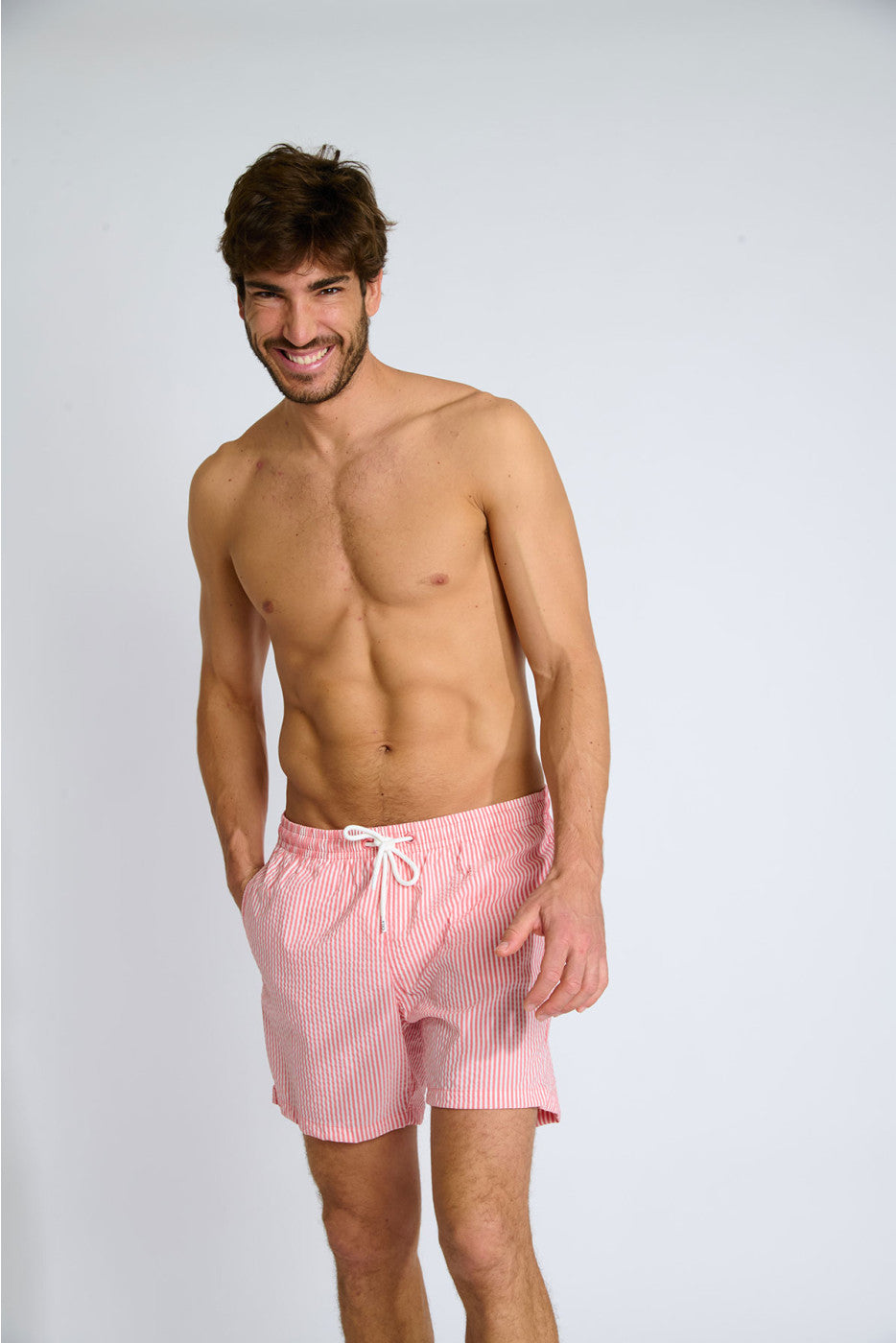 CALA - Short de bain Emilio Equense Rouge