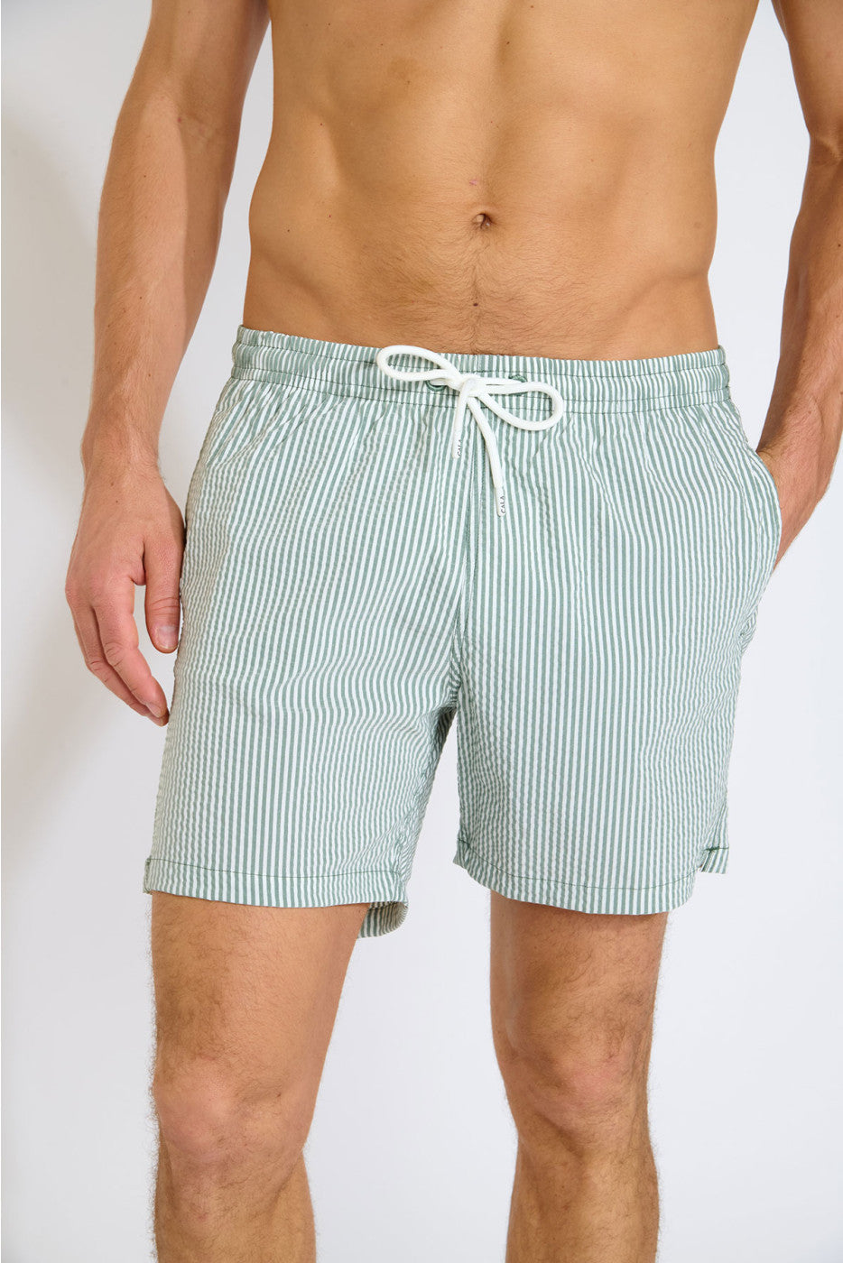CALA - Short de bain Emilio Equense Kaki