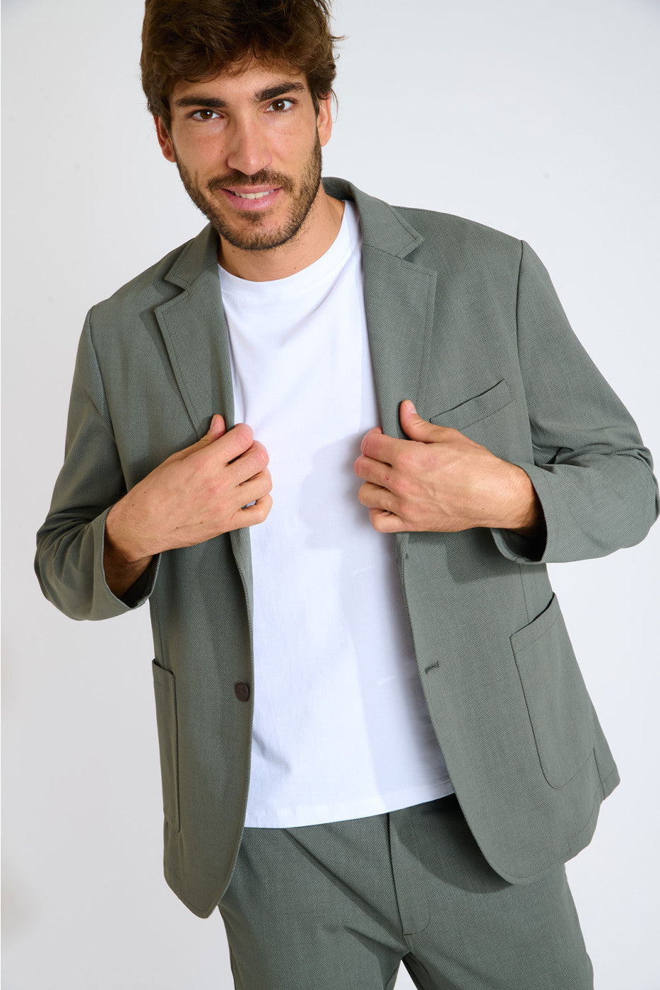 CALA - Veste de blazer Niko Ostia Kaki