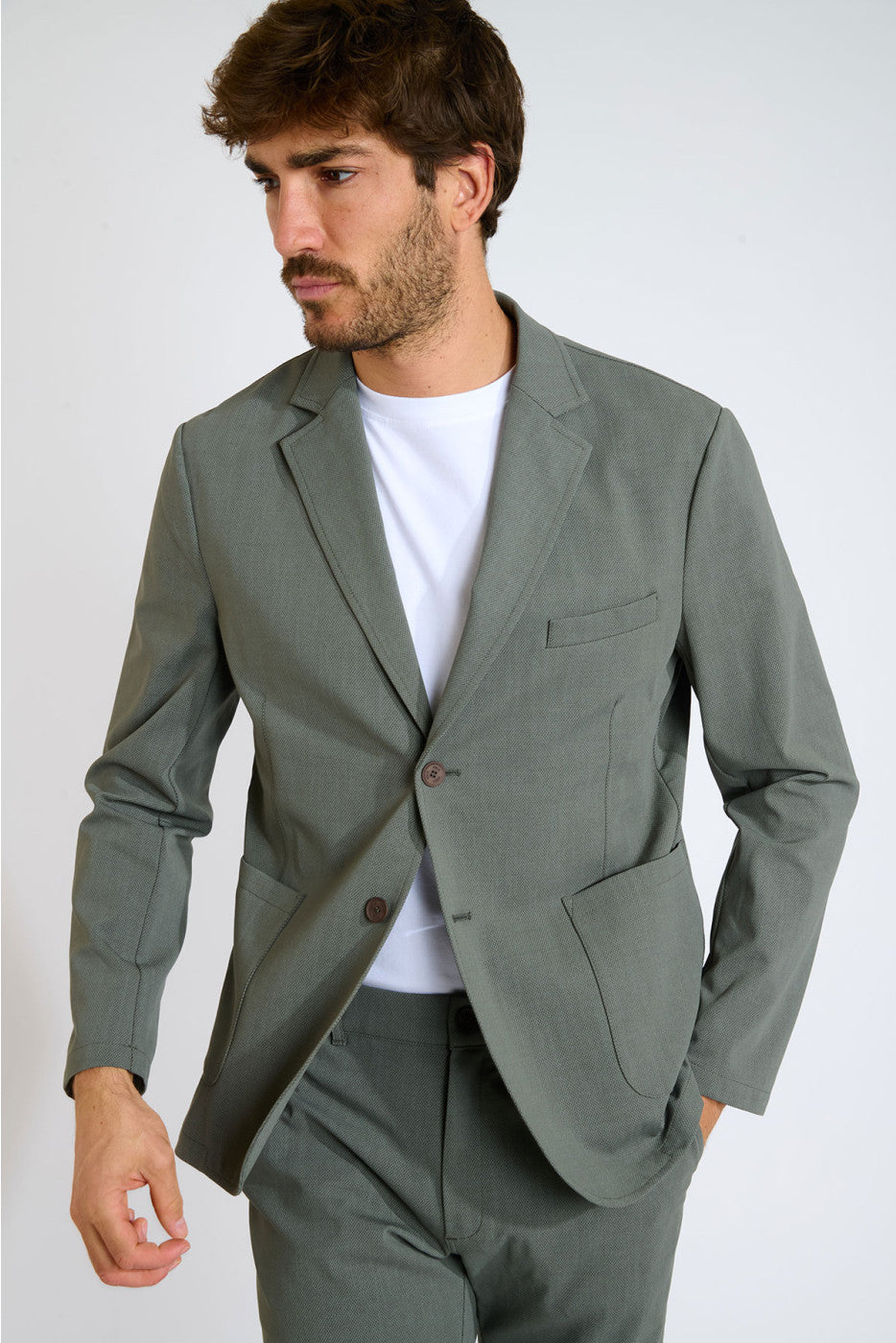 CALA - Veste de blazer Niko Ostia Kaki