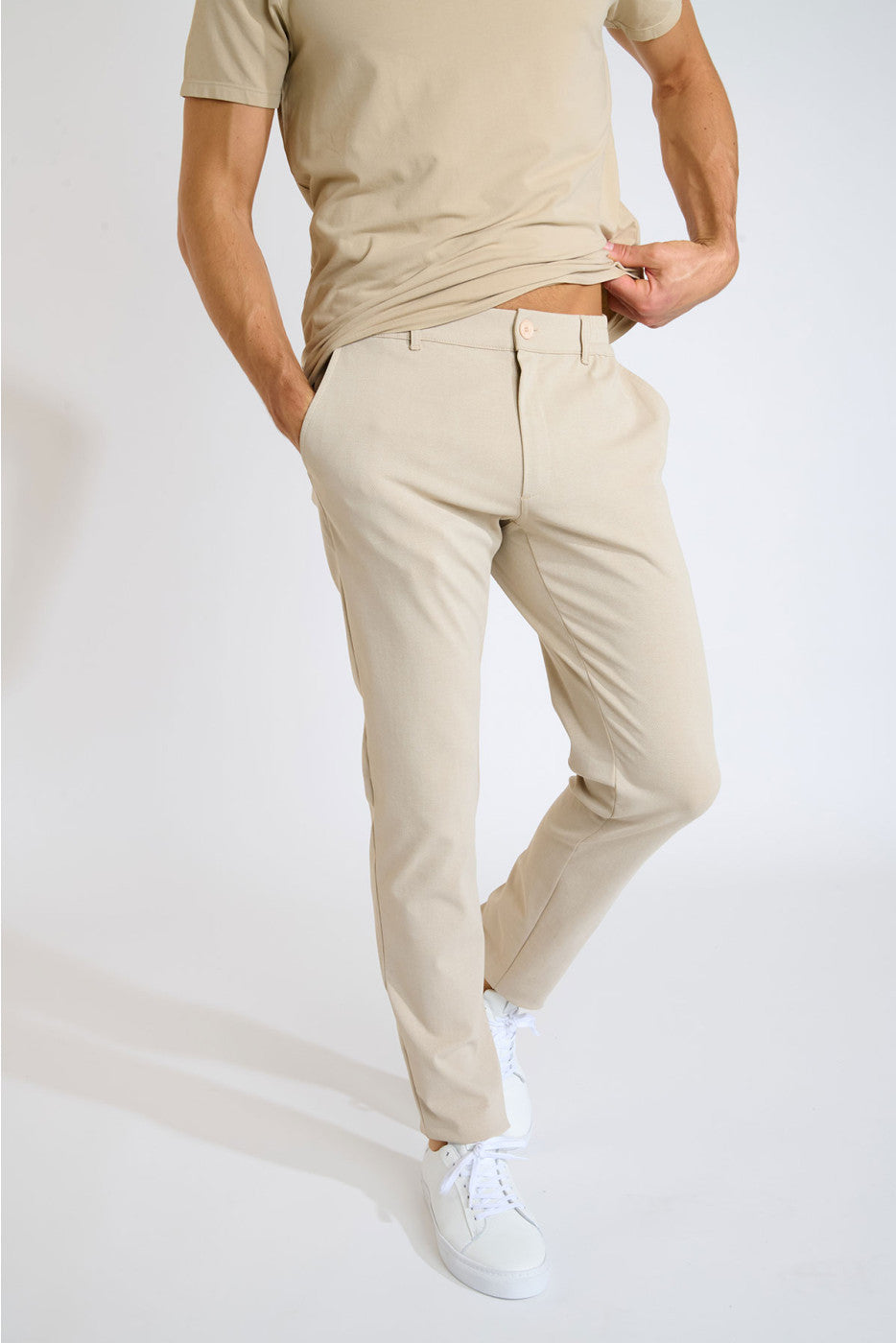CALA - Pantalon Serge Ostia Ecru