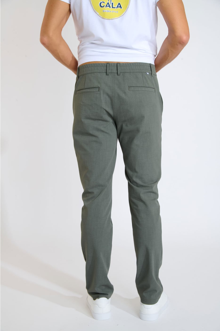 CALA - Pantalon Serge Ostia Kaki