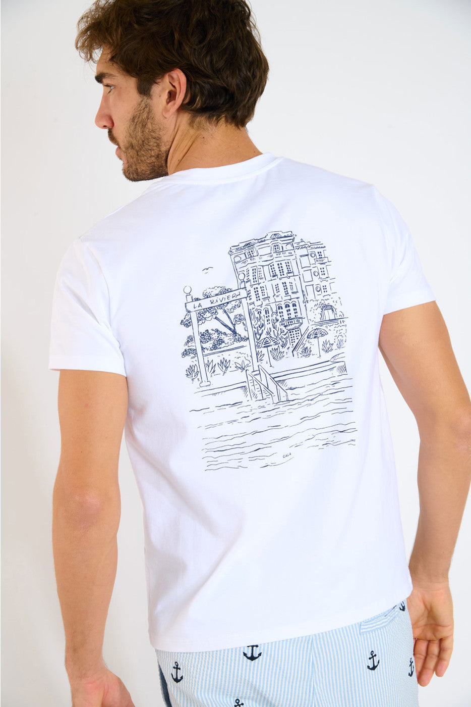 CALA - Tee-shirt TheoHotel Naviglio Blanc