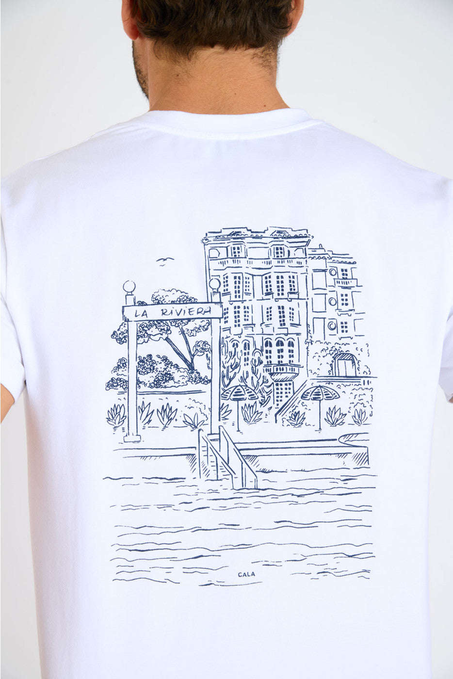 CALA - Tee-shirt TheoHotel Naviglio Blanc