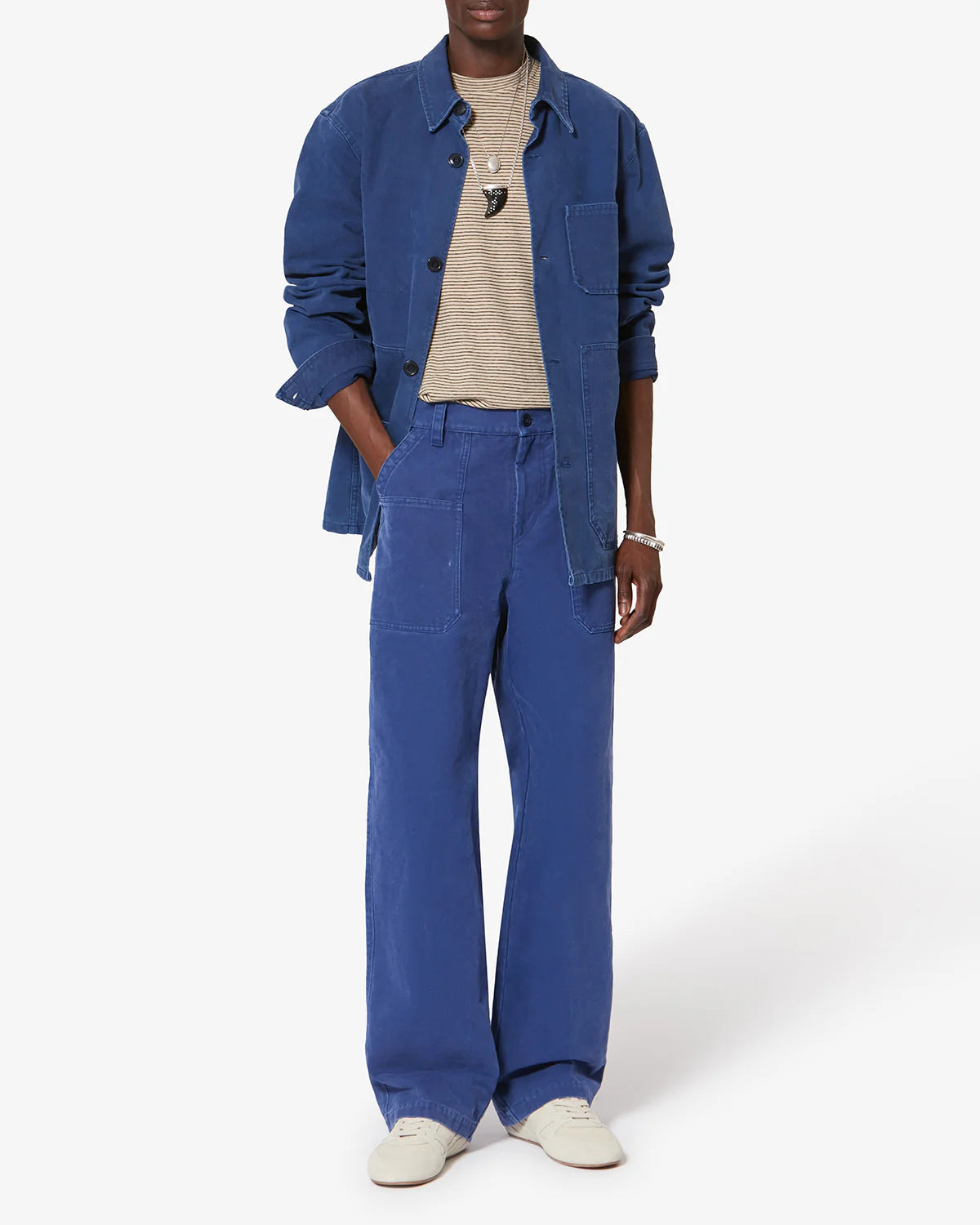 Isabel Marant - Pantalon Ablo Bleu Indigo