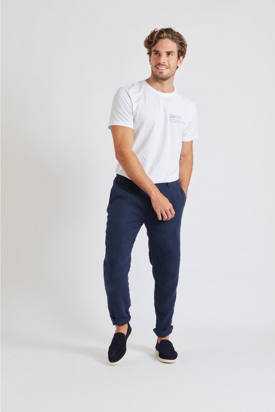 CALA - Pantalon Aurelio Lindye Marine