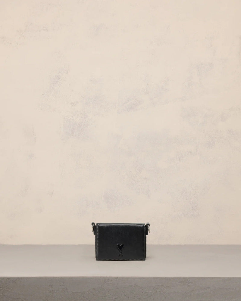 AMI - Sac nano lunch box Ami de coeur noir