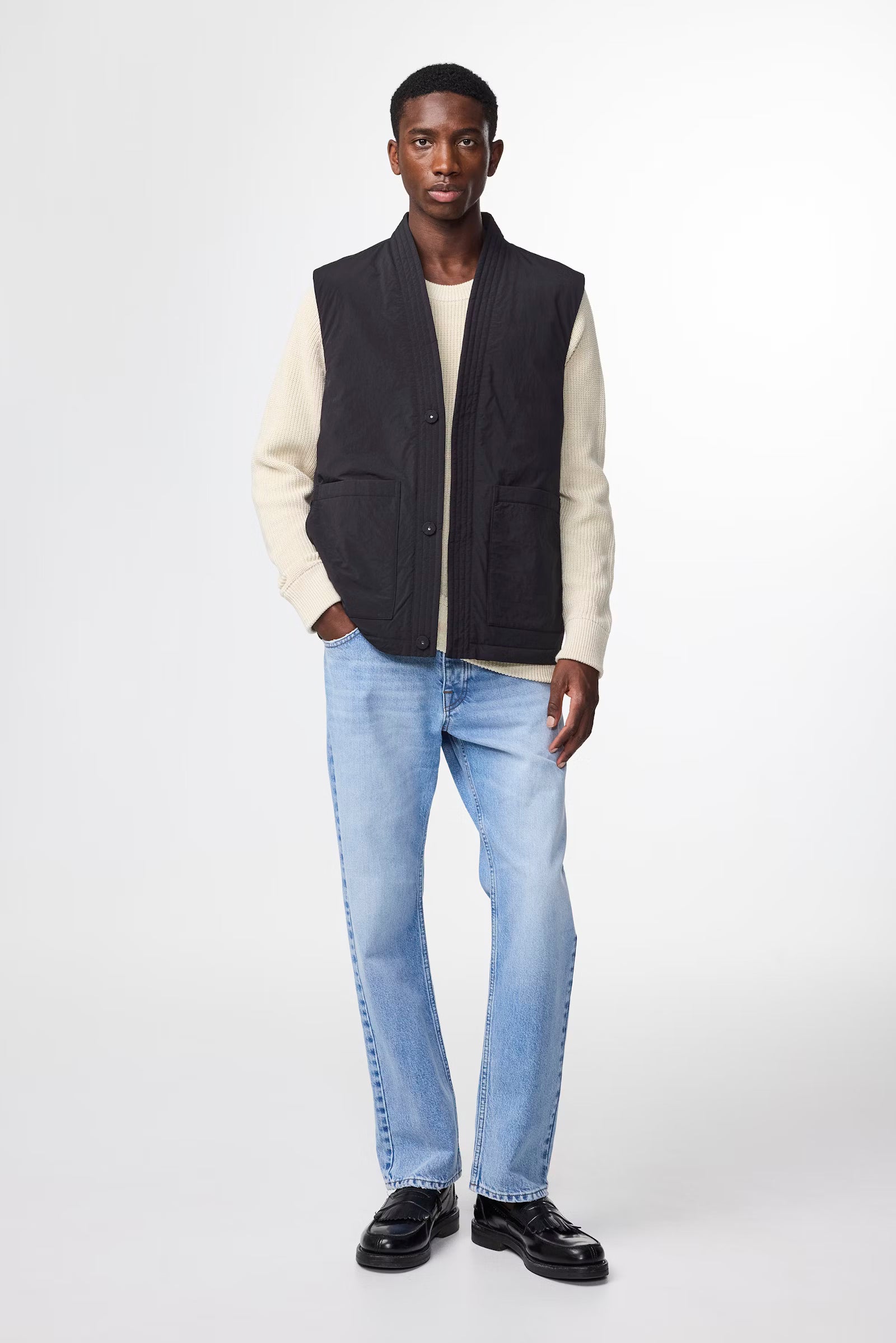 NN07 - Yuki Padded Veste Black