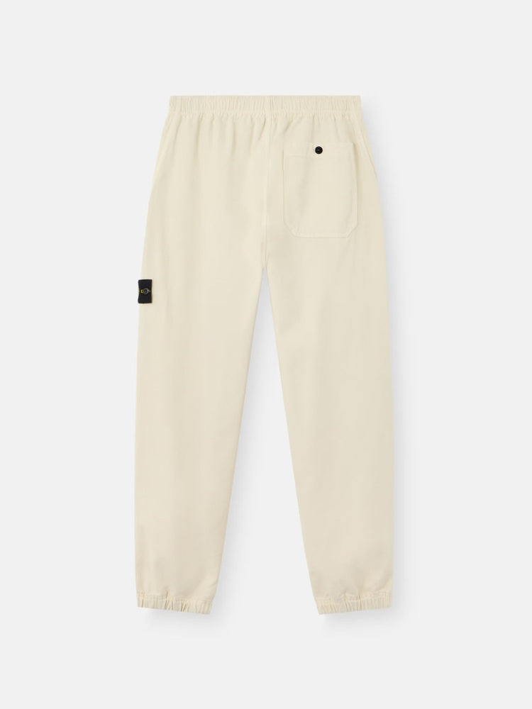 Stone Island - 3100009 Pantalon Jogger Organic Panama ivory