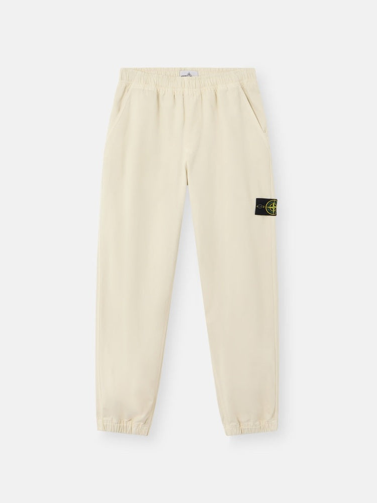 Stone Island - 3100009 Pantalon Jogger Organic Panama ivory